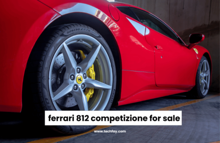 ferrari 812 competizione red for sale